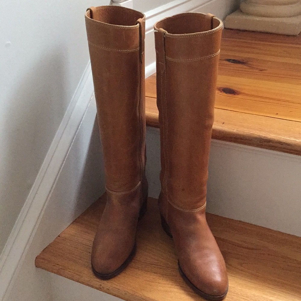 Nine West Louisa leather riding boots 👢